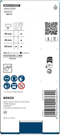 Bosch EXPERT Power Change Plus pilotbor 7,15 mm for hullsager.