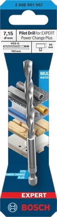 Bosch senterbor for EXPERT Power Change Plus HSS-G 7,15 mm.