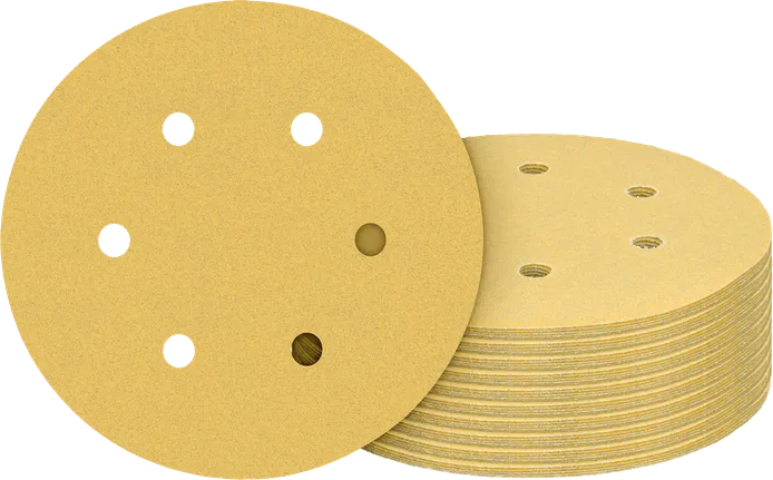 Bosch EXPERT C470 150 mm sett med 6 hulls sandpapirskiver.