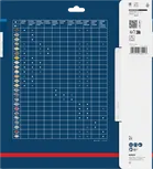 Kompatibilitetsdiagram for Bosch EXPERT sirkelsagblad i aluminium.