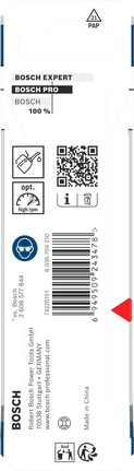 Bosch PRO Metal HSS-G spiralbor 3,3x36x65 mm emballasje.