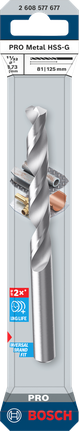 Bosch PRO Metal HSS-G spiralbor 8,73x81x125 mm.
