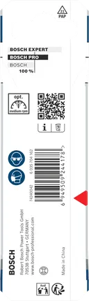 Bosch PRO trebor med spiss 3 x 30 x 61 mm.