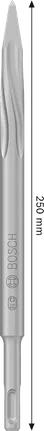 Bosch SDS plus-5C spissmeisel 250 mm for riving.