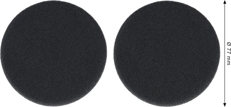 Bosch poleringssvamp 77 mm overflategrad, 2 stk.