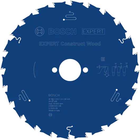 Bosch EXPERT Construct Wood sirkelsagblad 190 mm T24.