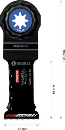Bosch EXPERT PAIZ 32 AIT MetalMax dykksagblad for metall.