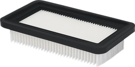 Bosch PES flatplissert polyesterfilter for støvavsug.