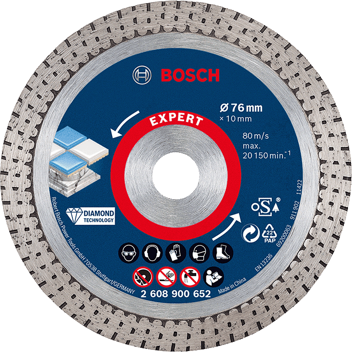 EXPERT Hard Ceramic Diamantkappeskive