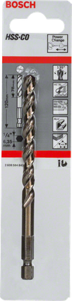 Bosch HSS-Co 3/8″ pilot drill bit.