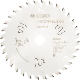 Bosch Top Precision Best for Wood circular saw blade 165mm.