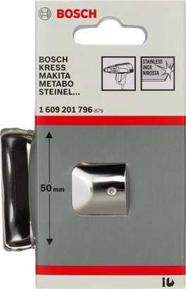 Bosch glass protection nozzle for heat guns, 50 mm.