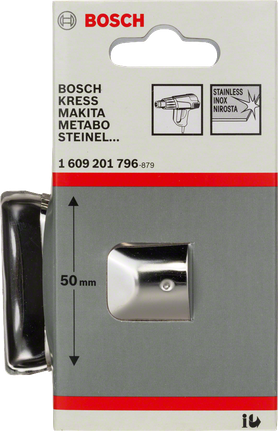 Bosch glass protection nozzle for heat guns, 50 mm.