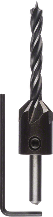 Wood drill bit with countersink Bosch wood drill bit with 6 mm diameter and countersink.