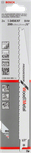 Bosch S3456XF reciprocating saw blade for wood and metal.