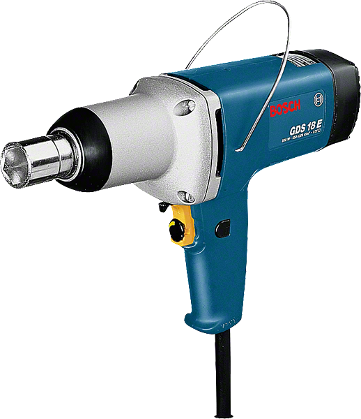 Bosch GDS 18 E impact wrench with 160 Nm torque.