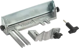Bosch parallel and angle guide for precise cutting.