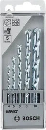 Bosch 5-piece CYL-1 masonry drill bit set 4-10 mm.