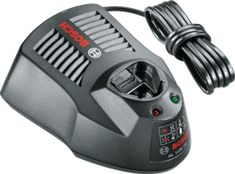 Bosch GAL 1130 CV charger with 3.0 A charge current.