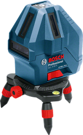 Bosch GLL 5-50 X laser leveling tool with tripod.