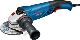 Bosch GWS 18-125 L angle grinder with ergonomic handle.