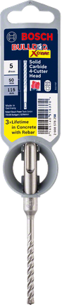 Bosch BulldogXtreme 5×50×115 mm SDS plus drill bit.