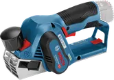 Bosch GHO 10.8V-20 cordless planer, ergonomic handle.