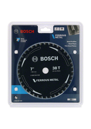Bosch 7″ 38T ferrous metal saw blade.