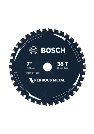 Bosch ferrous metal circular saw blade, 7 inch 38 teeth.