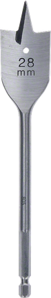 Bosch Daredevil Clean Cut Spade Bit 28 mm for wood drilling.