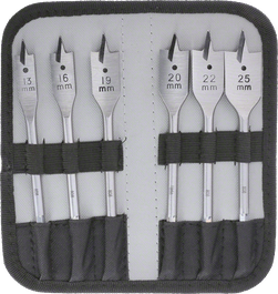 Bosch 6-piece Daredevil Clean Cut Spade Bit Set 13-25mm.