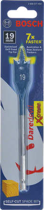 Bosch Daredevil Xtreme 19 mm self-cut spade bit.