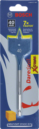 Bosch Daredevil Xtreme 40 mm self-cut spade bit.
