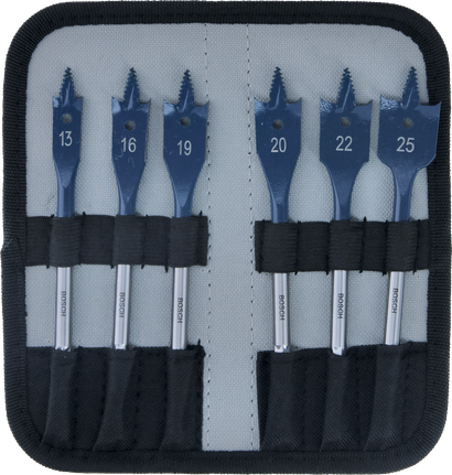 Bosch 6-piece Daredevil Xtreme SelfCut Spade Bit Set.