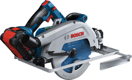 Bosch GKS 18V-68 GC cordless circular saw with ProCORE18V battery.