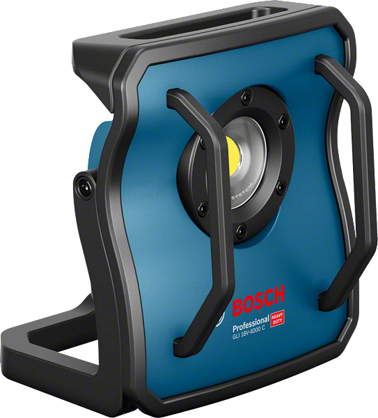 Bosch GLI 18V-4000 C cordless jobsite light, 4000 lumen.