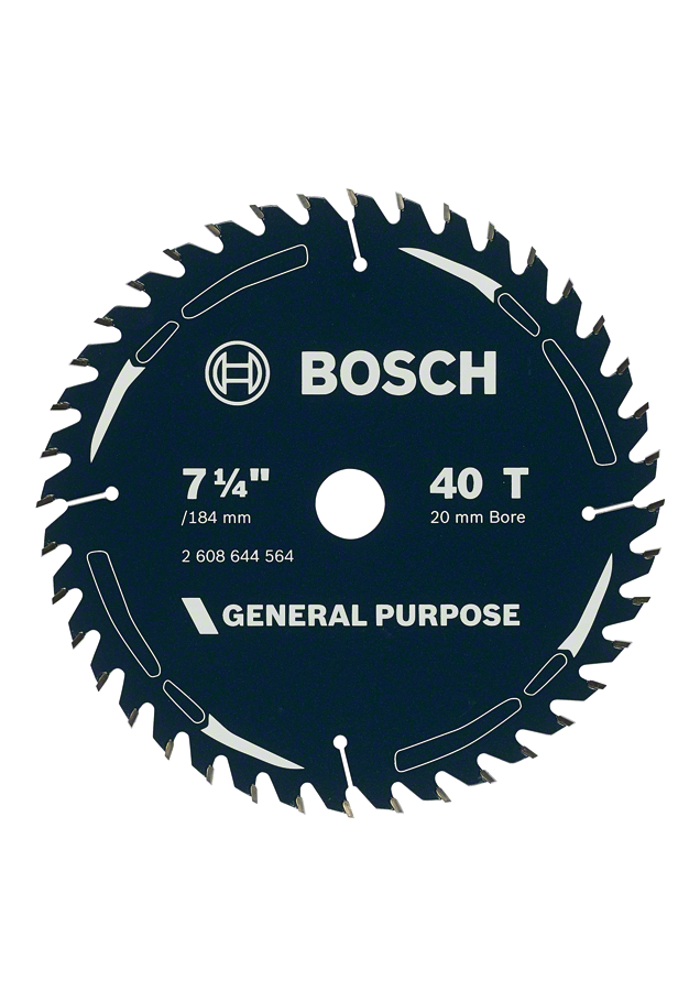 Bosch general purpose 7-1/4 inch 40T saw blade.