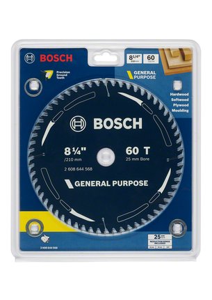 Bosch general purpose 8¼″ 60T saw blade.