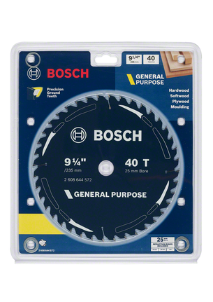 Bosch general purpose 9 1/4″ 40T saw blade.