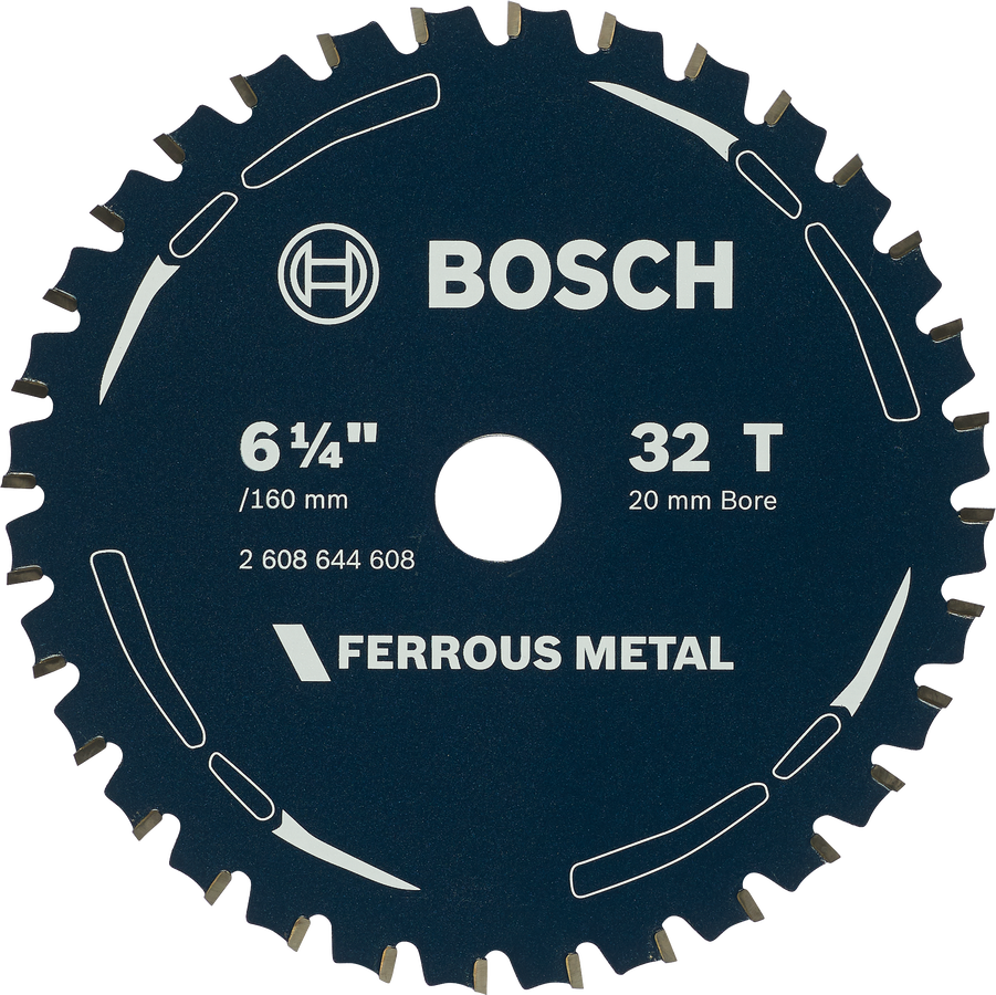 Bosch ferrous metal 6 1/4 inch 32 teeth saw blade.