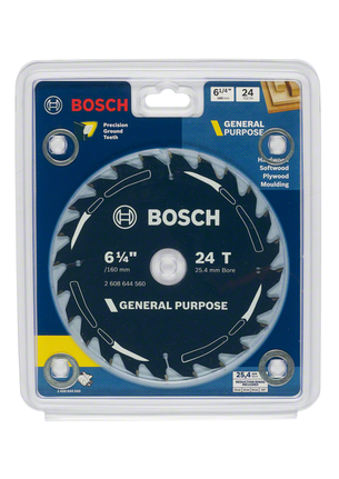 Bosch 6 1/4″ 24T general purpose circular saw blade.