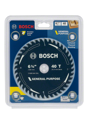 Bosch general purpose 6 1/4″ 40T saw blade.