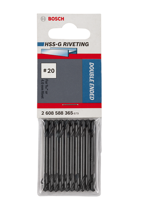 Bosch double-ended drill bit HSS-G for riveting.
