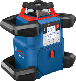 Bosch GRL 600 CHV laser leveling tool with digital display.