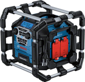 Bosch GPB 18V-5 SC jobsite radio with Bluetooth and DAB.