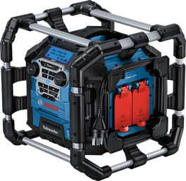 Bosch GPB 18V-5 SC jobsite radio with Bluetooth and DAB.