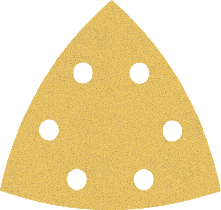 Bosch EXPERT C470 delta sandpaper 120 grit with 6 holes.