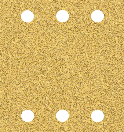 Bosch EXPERT C470 sandpaper sheet 115x107 mm, 6 holes.