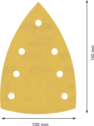 Bosch EXPERT C470 sandpaper 100x150mm 7 holes G 400.