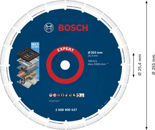Bosch Expert diamond cutting disc for multi material.